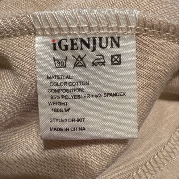 NWT Igenjun Long Sleeve Mini Dress Size Large - Picture 12 of 13